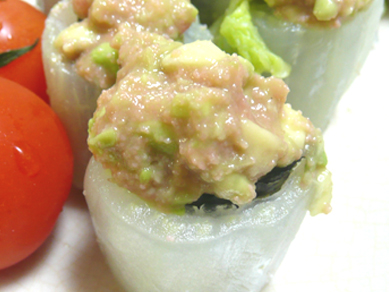 たらことアボガドで白菜ぺろり♪