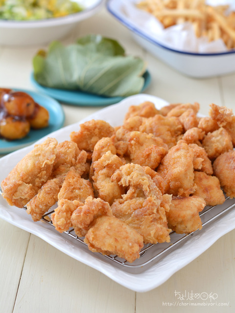 こどもの日210505_鶏むね肉のから揚げ