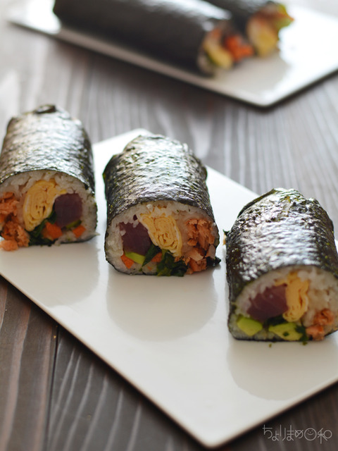 エスニック風太巻き(恵方巻)・具7種2