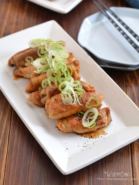 豚巻きなすのガーリックペッパーポン酢210623-2