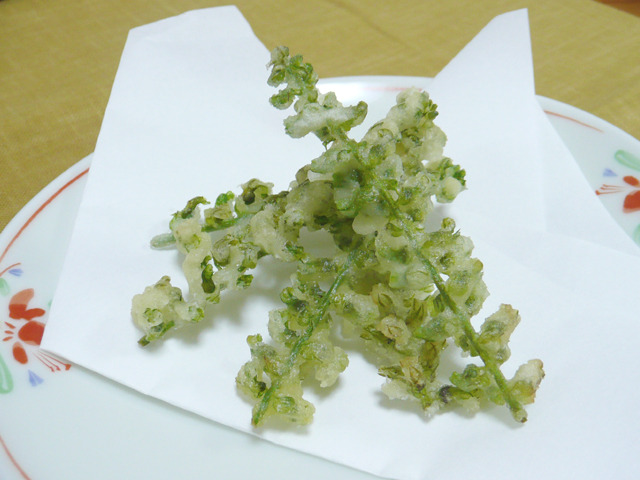 しその実天ぷら