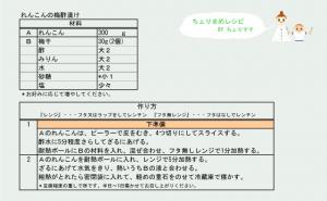 れんこんの梅酢漬け材作