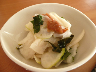 梅しそ大根漬け