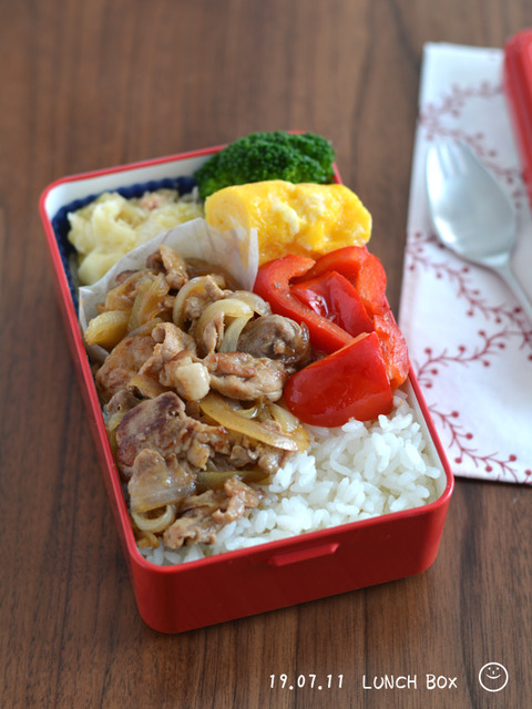 お弁当190711_中学生弁当