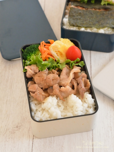 お弁当221108_豚こまにん醤みりん