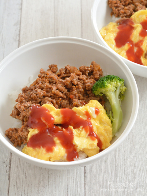 昼ごはん240729_ミートオムライス