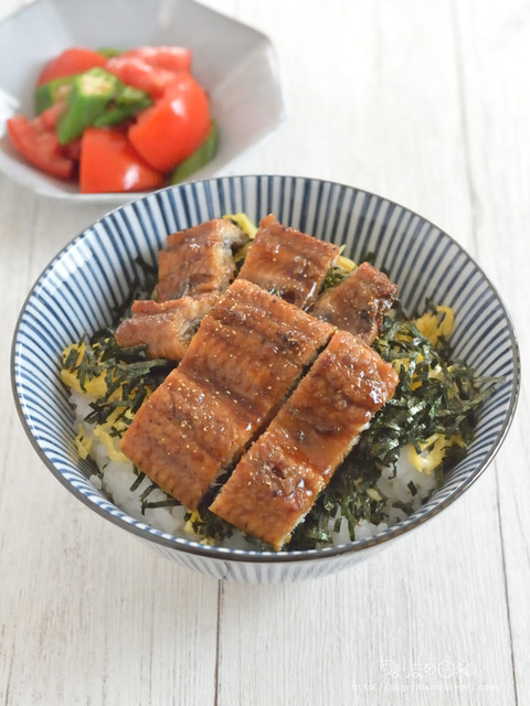 晩ごはん240722_うなぎ