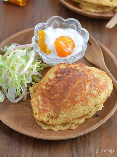 朝ごはん200106_ボタニカルパンケーキ2