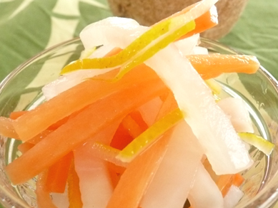 柚子の風味とはちみつの優しい甘さ