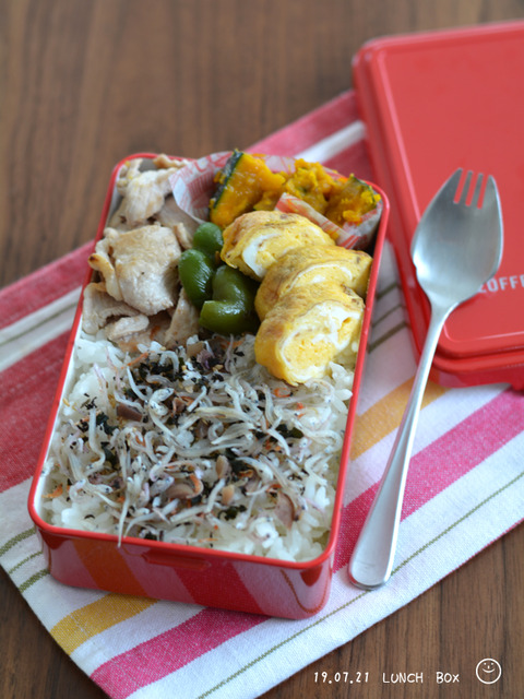 お弁当190721_中学生弁当