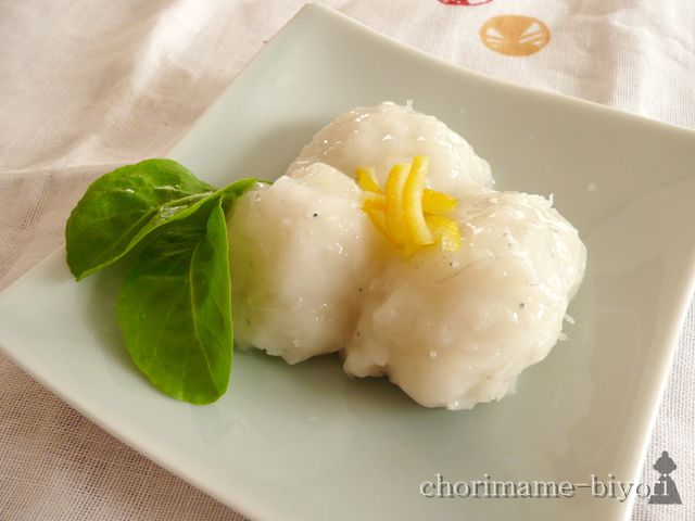 しらす大根白玉餅