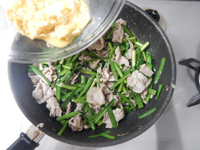 豚ニラ玉 塩とごま油だけ 豚にら卵 のごはんの日 焼き 揚げ 炒め 肉類 ちょりまめ日和 ちょりママ 西山京子 オフィシャル料理ブログ Powered By ライブドアブログ