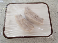 ゼラチン茹で豚とみそだれP6