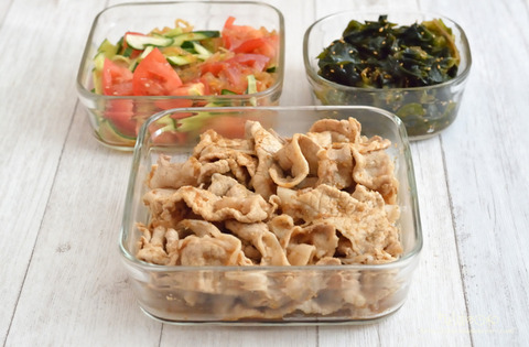 作り置き晩ごはん220814