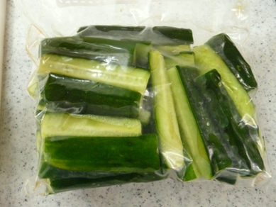きゅうりの２時間漬物P