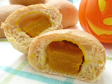 ほっくりかぼちゃが黒糖にあうあう～