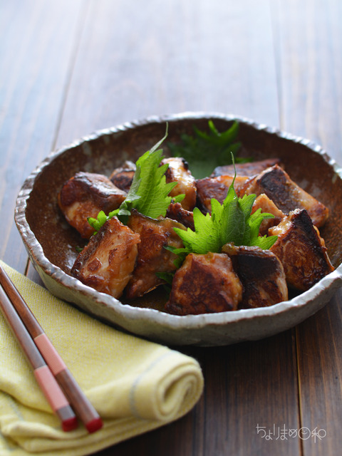 ブリのにんにく醤油焼き揚げ