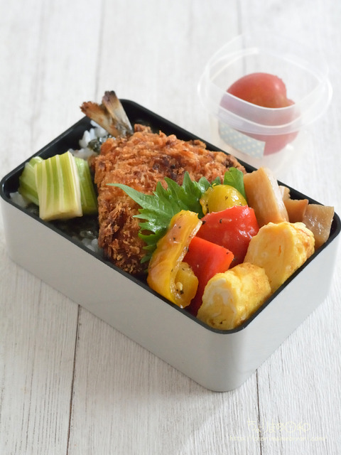 お弁当230715_アジフライ