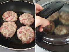 しあわせハンバーグP3