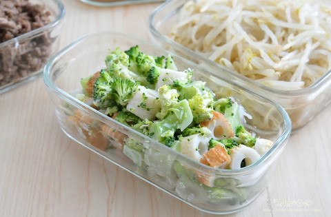 作り置き240227_ブロッコリーちくわマヨネーズ