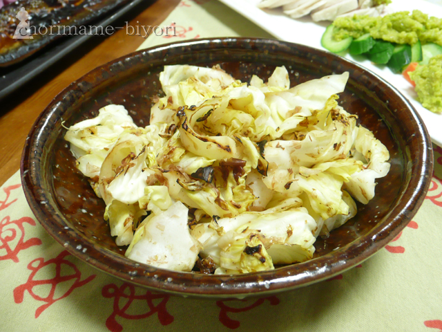 キャベツのおかかナンプラー