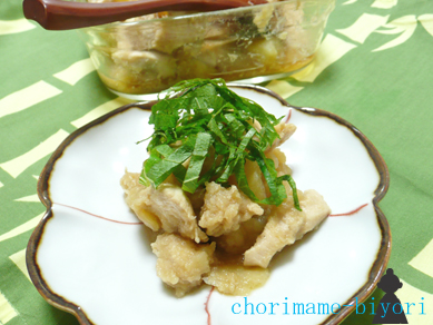 鶏じゃがのオイタマ蒸し