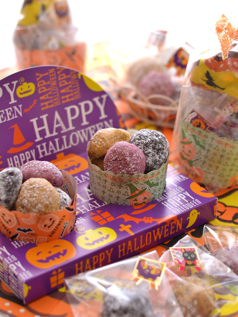 ハロウィン3色スノーボールクッキー6