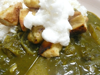 大根の和風黒ごまカレー2