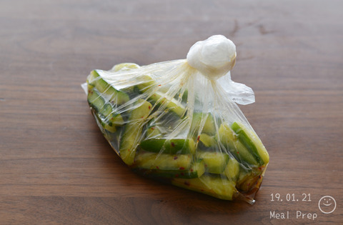 作り置き190121_ピリ辛きゅうり