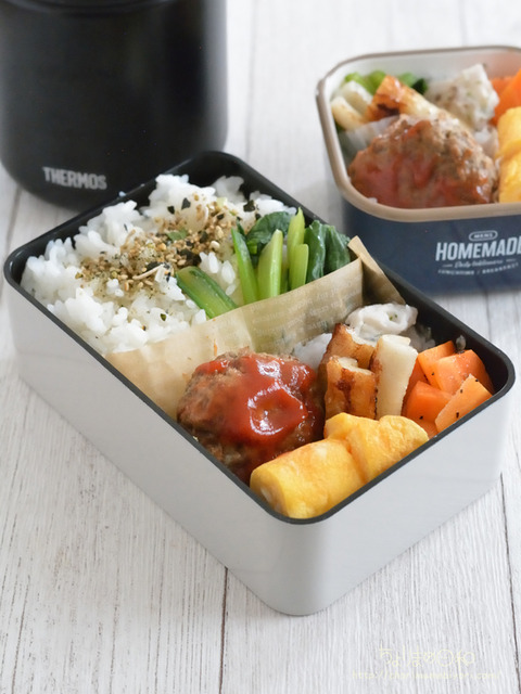 お弁当231007_ハンバーグ