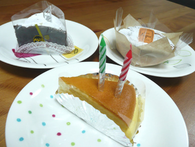 2歳ケーキたち