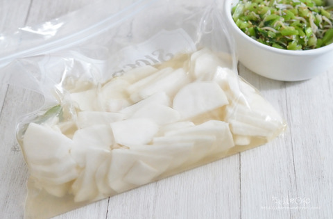 作り置き240424野菜_かぶ塩水酢はちみつ砂糖