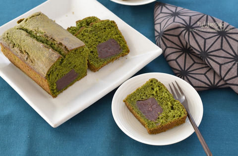 抹茶のあんパウンドケーキ_TOMIZ2202-3
