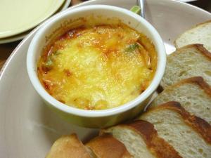 シャケのトマトチーズディップ