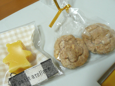 石鹸クッキー花見