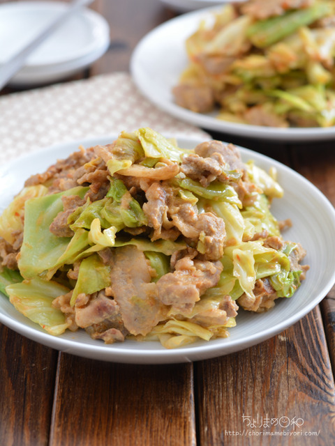 豚キャベツのねりごま甘みそ炒め（ピリ辛可）210114-3