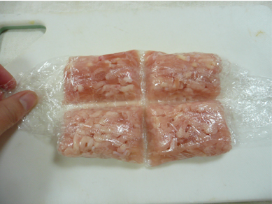 幼稚園弁当鶏ひき肉2