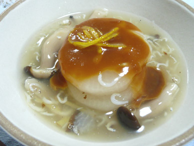 大根のとろとろしらす葛煮ーゆず味噌添えー