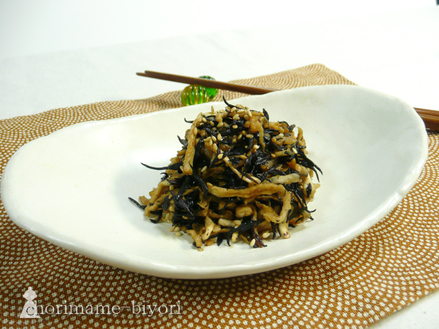 切り干しとひじきのきんぴら