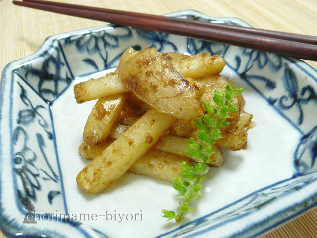 生姜風味の梅照り焼きおじゃが