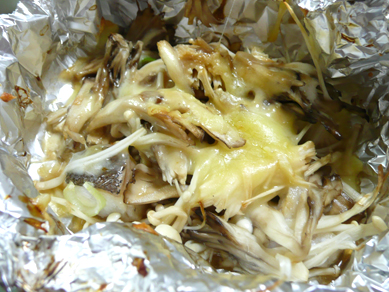 鱈と茸のオイチーズホイル焼き