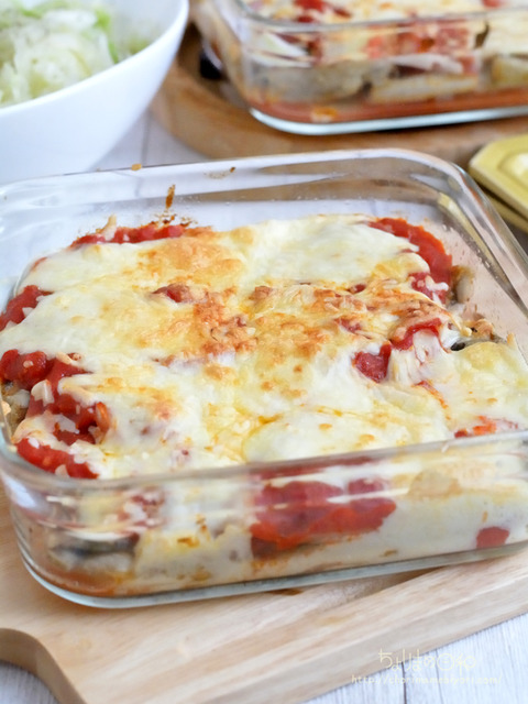 晩ごはん221008_サンマのトマトチーズ焼き