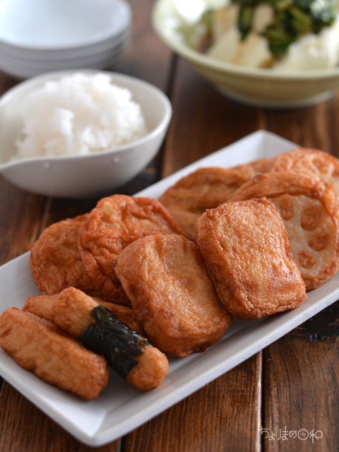晩ごはん190717_さつま揚げ