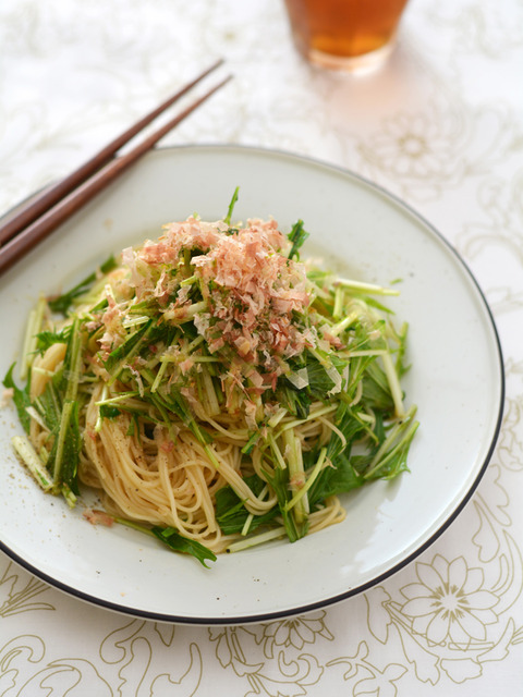 水菜の汁なしそうめんR2