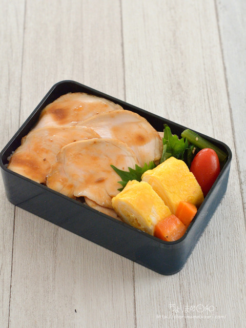 お弁当240926_低温調理みそチャーシュー