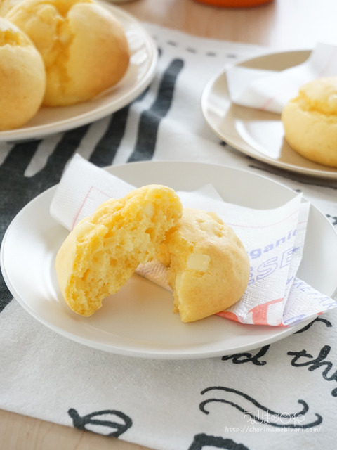 発酵なし！ミックス粉で北海道小麦のチーズたまごパン_富澤07-2