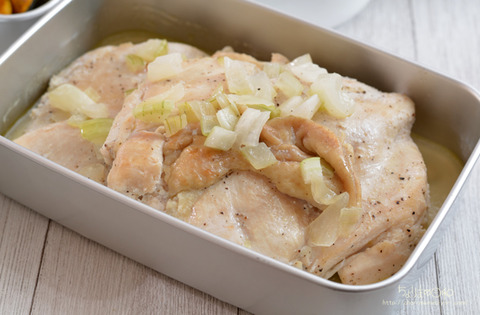 作り置き211021_コンソメ風チキン