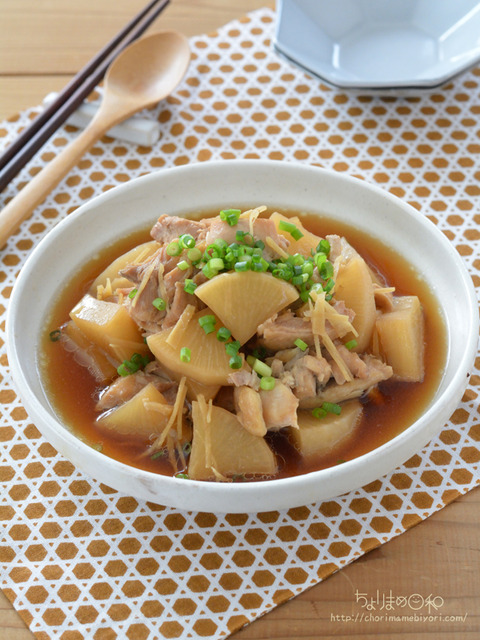 鶏大根のしょうが煮_シロカ2311-2