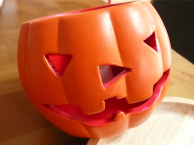 ハロウィンキャンドルホルダー