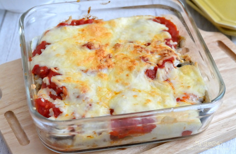 晩ごはん221008_サンマのトマトチーズ焼き2